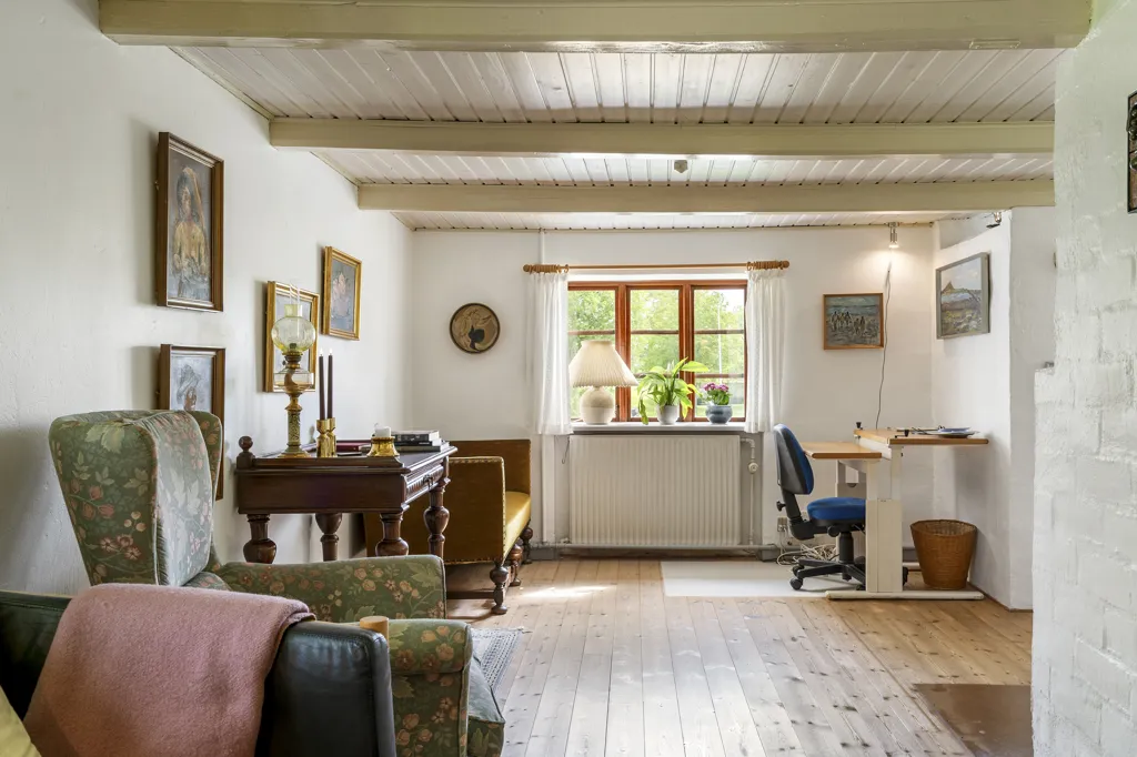Séjour - Historic Villa with Garden in Brovst