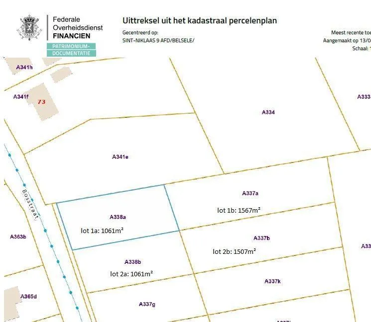 2 Parcelles de Construction avec Permis d'Urbanisation à Proximité