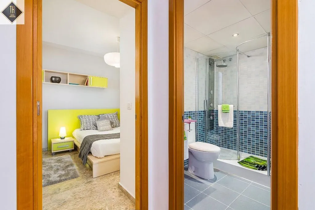 Bedrooms - Duplex with Terrace and Pool in Puerto de la Torre