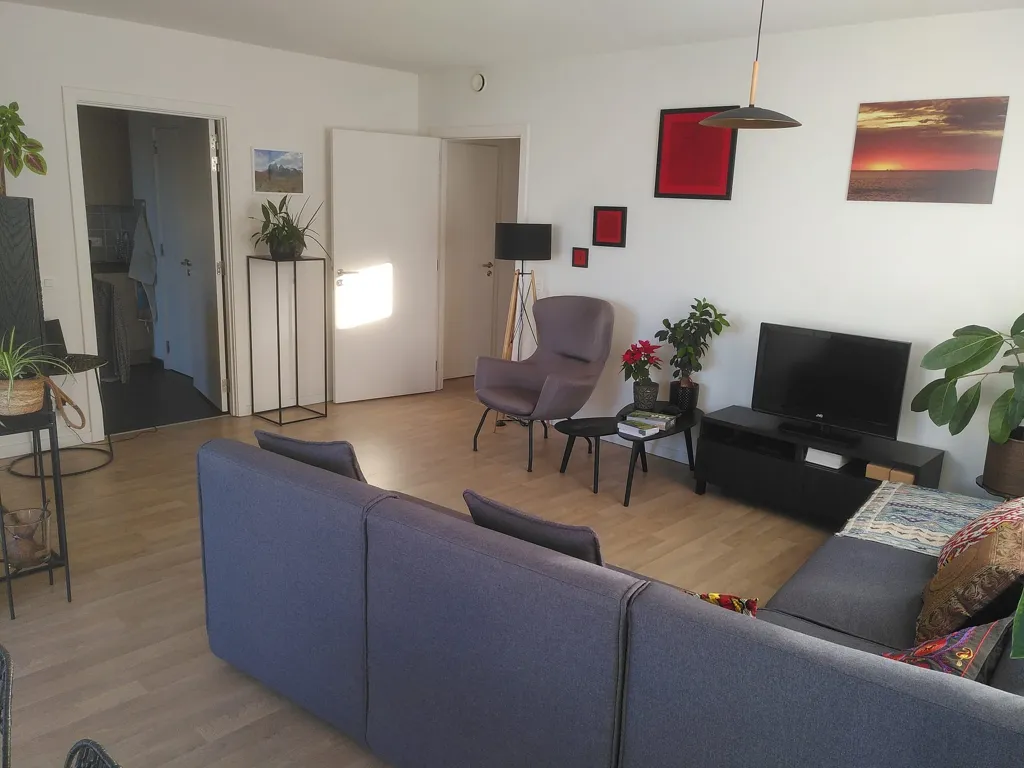 Séjour - Appartement EPC A++ avec Terrasse à Bruxelles 1020