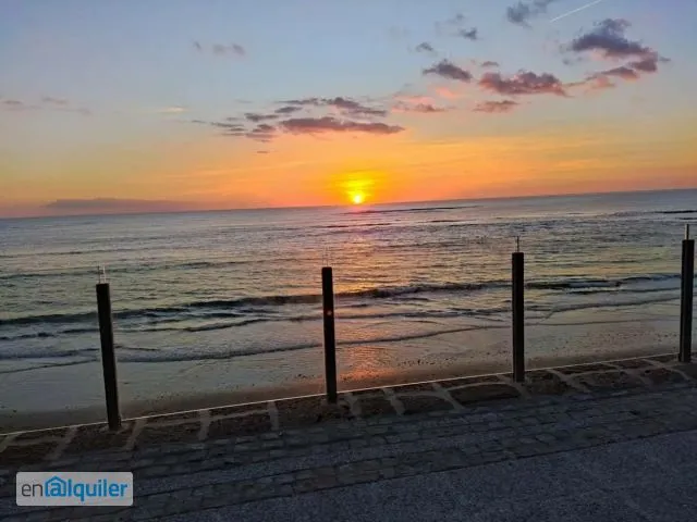 Seafront Apartment with Garden Access in La Coruña