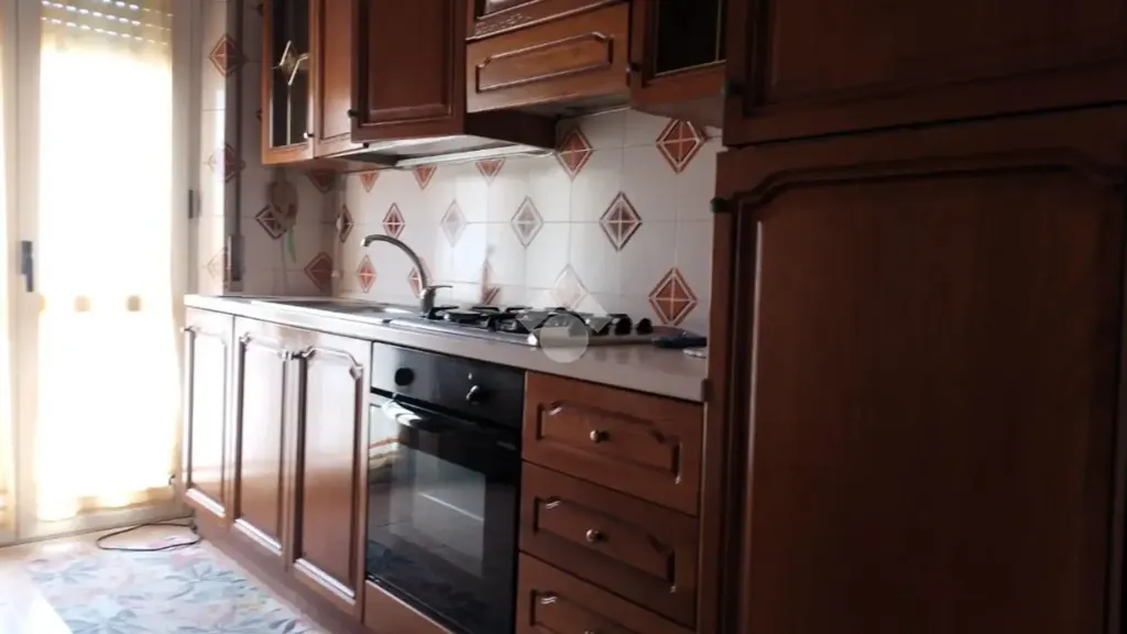 Kitchen - Apartment with Balconies in Cosenza