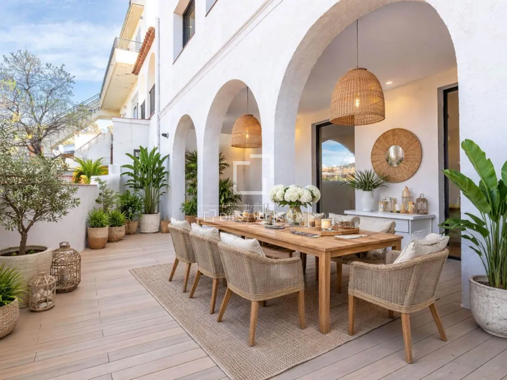 Terrasse - Historic House with Pool in Sant Just Desvern
