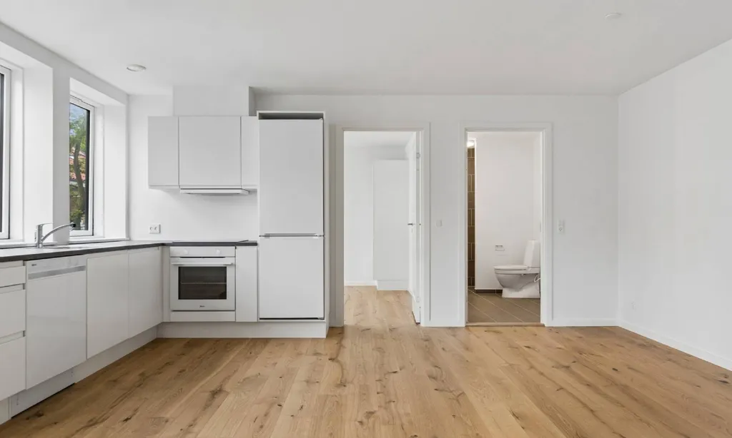 Köök - Modern Flat with Open Plan in Næstved