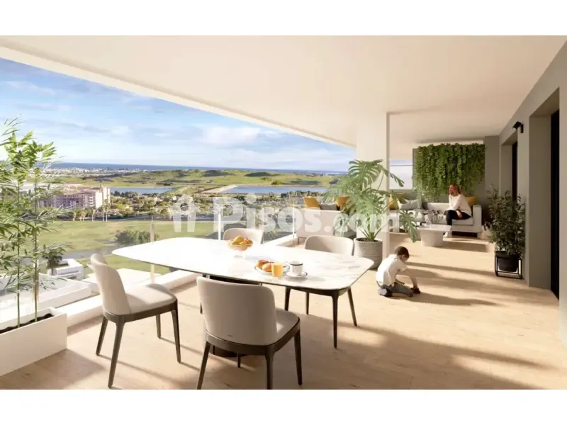 Söögituba - Penthouse with Sea View in Carrer del Matí