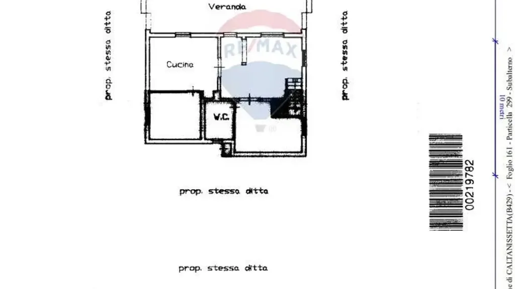 Plan - Bifamiliar Villa with Garden in Caltanissetta