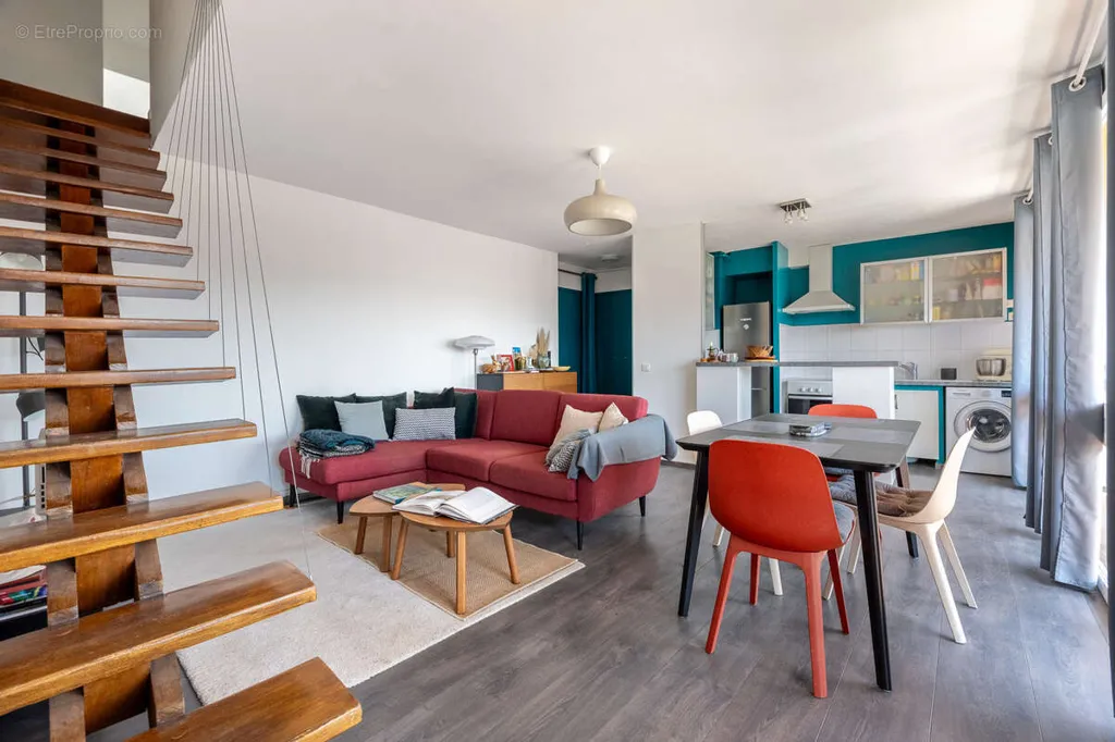 Soggiorno - Duplex with South View in Saint-Giniez