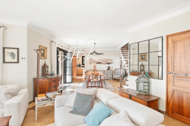 Living Room - Villa with Panoramic Sea View near Cavalaire