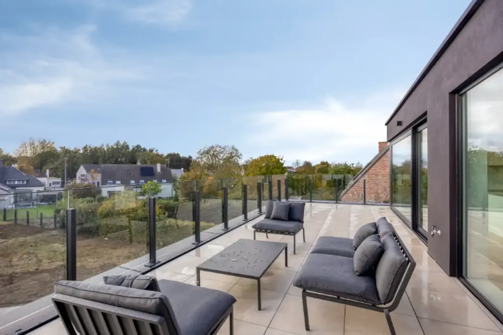 Terrace - Apartment with Private Terrace in Denderleeuw