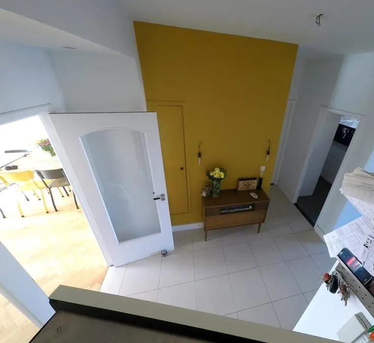 Living Room - Apartment with Canal View in Antwerp