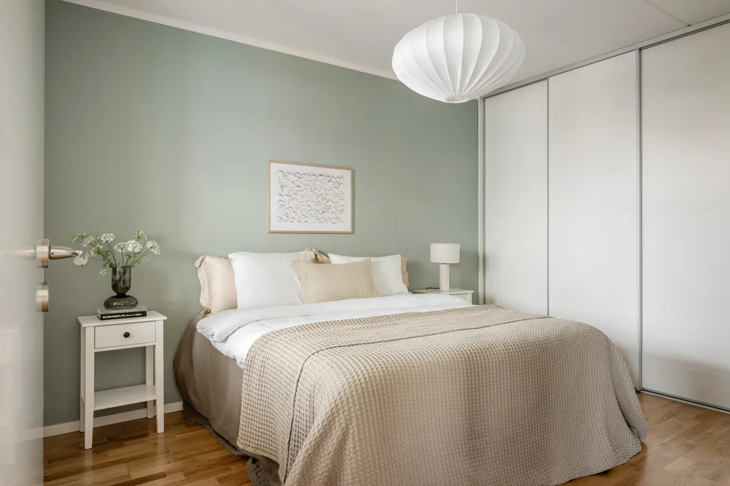 Bedrooms - Apartment with West-Facing Balcony in Sundbyberg
