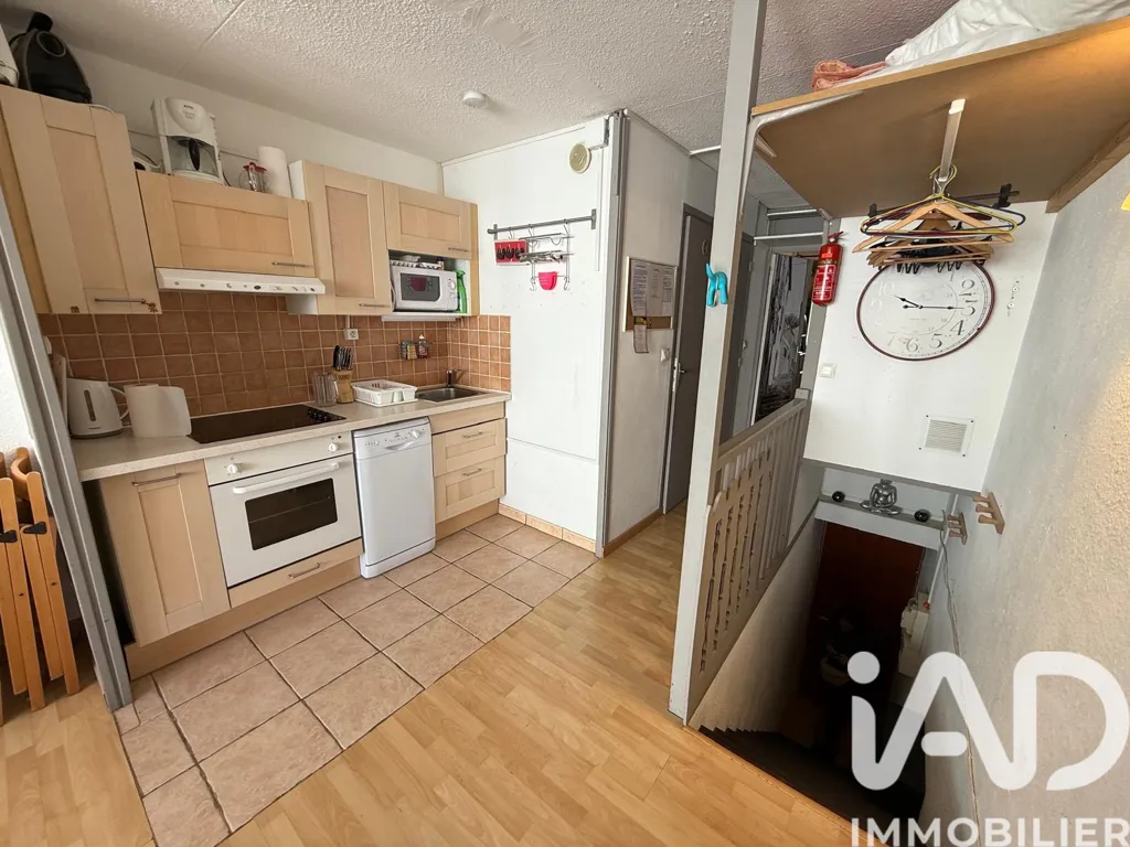 Cucina - 2-Bedroom Apartment with Mountain View in La Mongie
