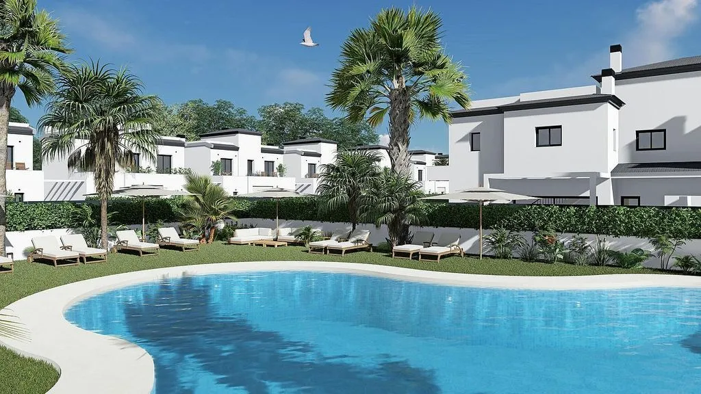 Piscine - Contemporary Chalet with Pool in Gran Alacant