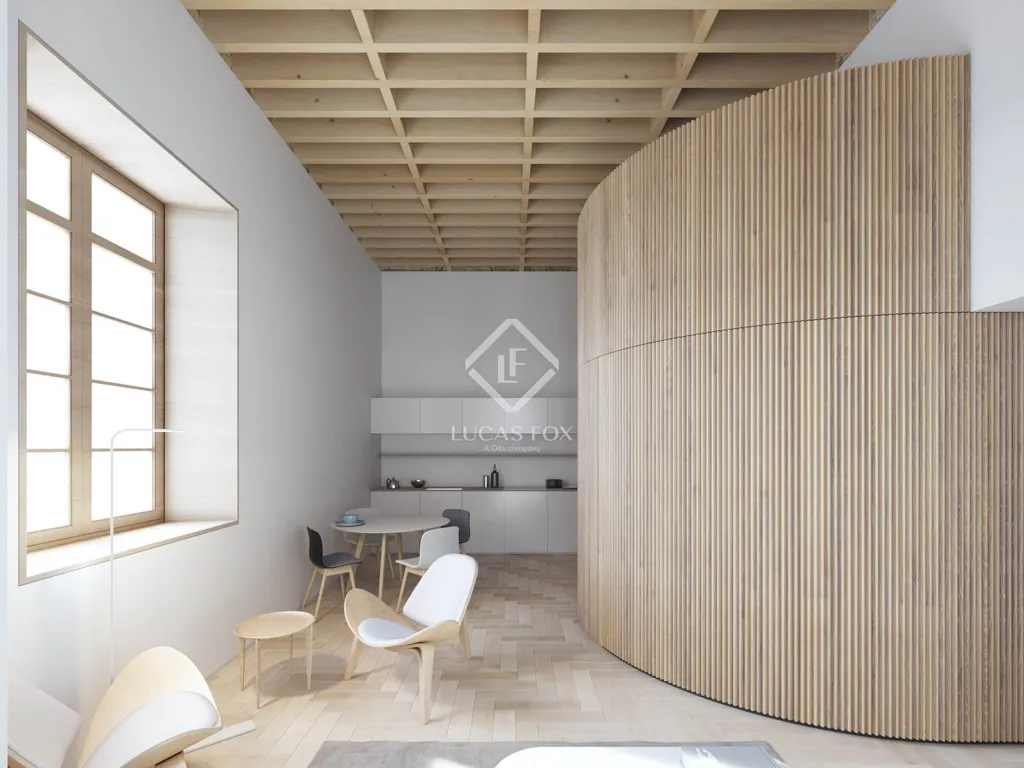 Séjour - Studio Apartment with Pool in Malaga Este