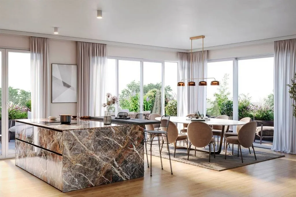 Cuisine - Luxury Penthouse with 360° View in Monza