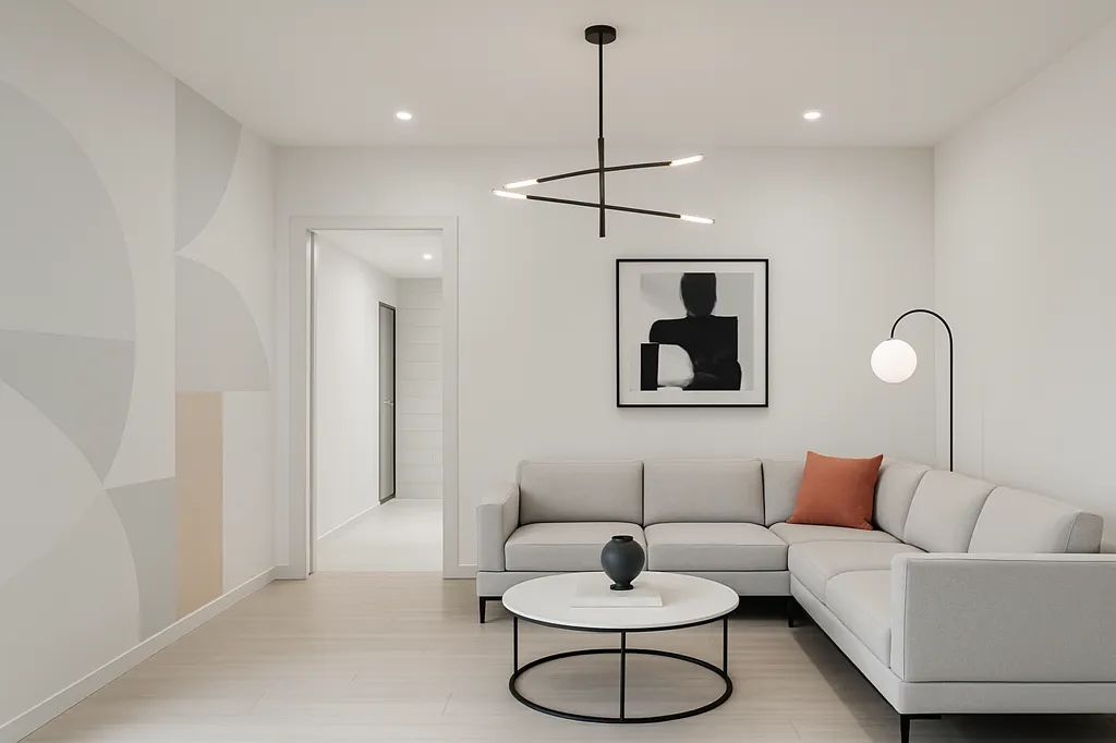 Séjour - Appartement Moderne avec Deux Terrasses à Bruges