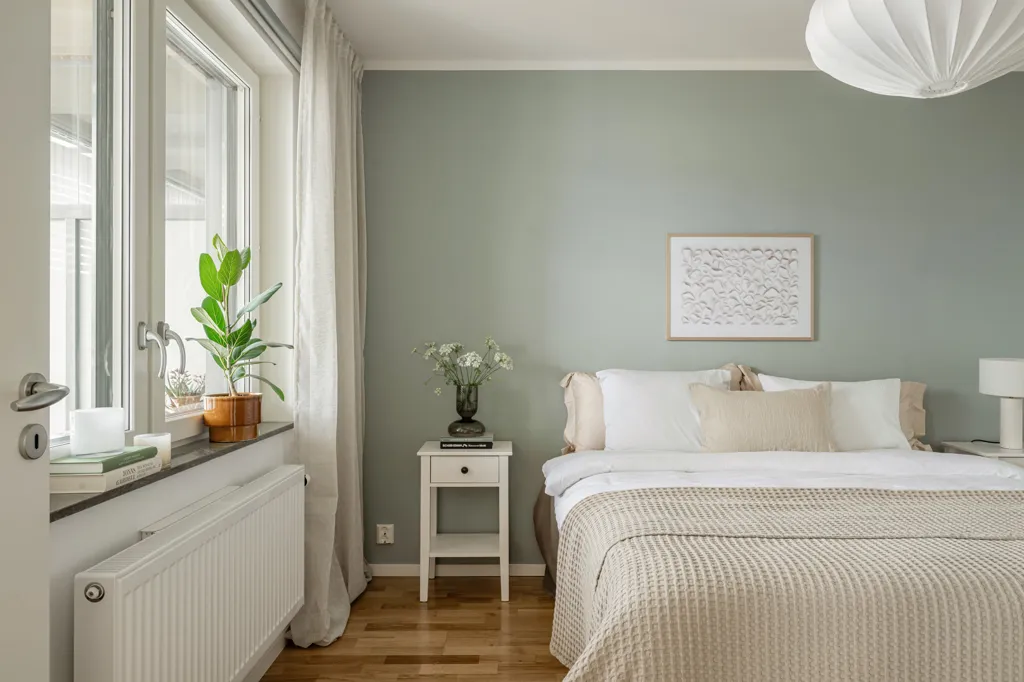 Bedrooms - Apartment with West-Facing Balcony in Sundbyberg