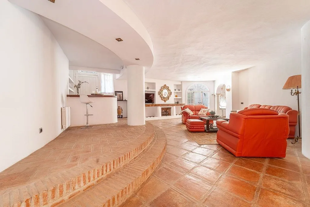 Living Room - Apartment with Pool and Terrace in Cabo Pino
