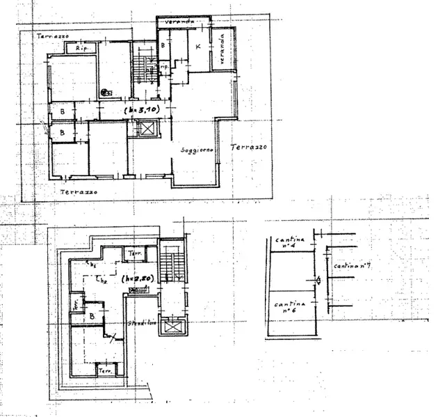 Plaan - Attico with Panoramic Terrace in Via Aurelia