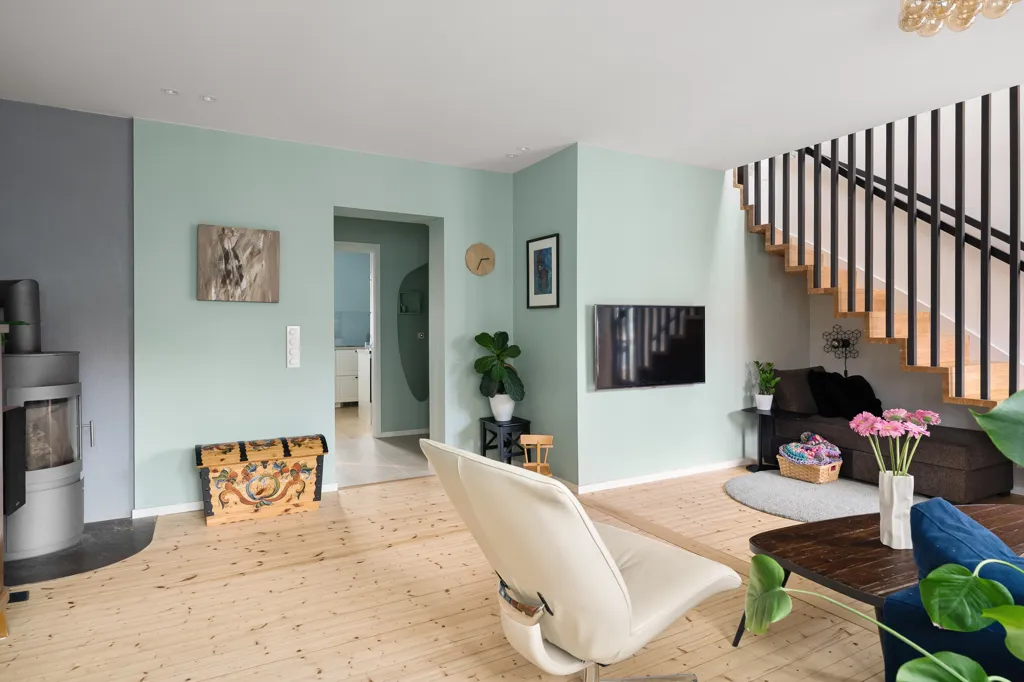 Séjour - Loft Apartment with Balcony in Rodeløkka