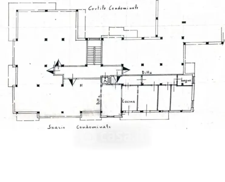 Plan - Apartment with Balcony in Ascoli Piceno