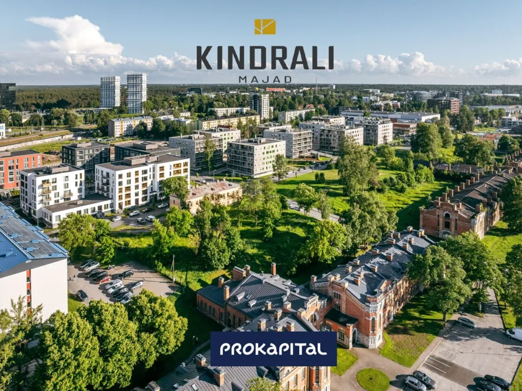 Aerial - Apartment with Sauna and Balcony in Kristiine