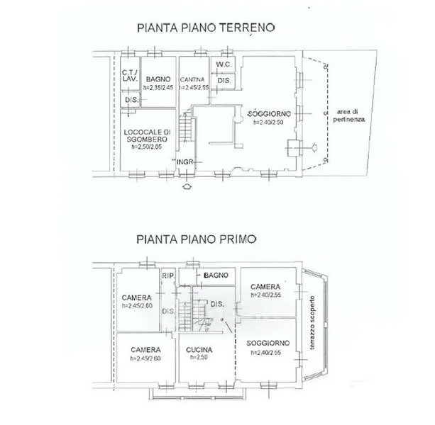 Planimetria - Rustic Semidetached House with Alpine View in Villanova d'Asti