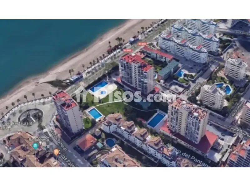 Vue aérienne - Beachfront Studio with Sea View in Benalmádena Costa