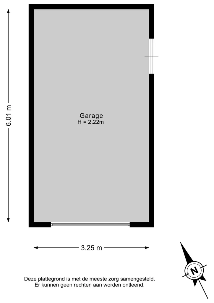 Floor Plan - Corner House with Garden in Stadspolders