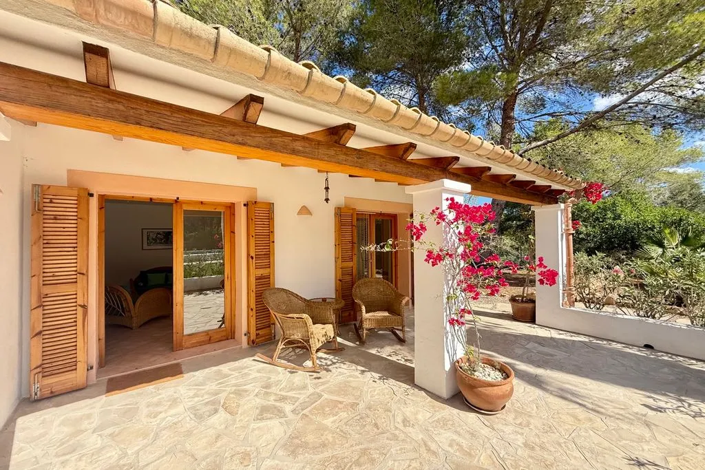 Terrasse - Mediterranean Villa with Pool in San Jose, Ibiza