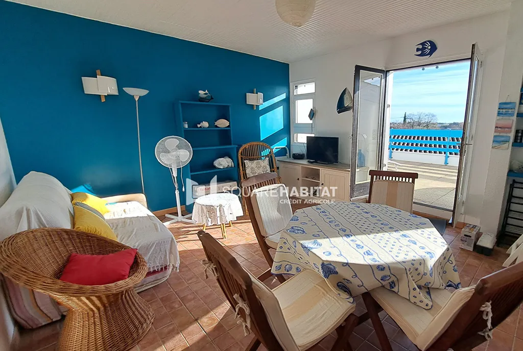 Terraza - 3-Bed Apartment with Sea View in Saint Palais-sur-Mer