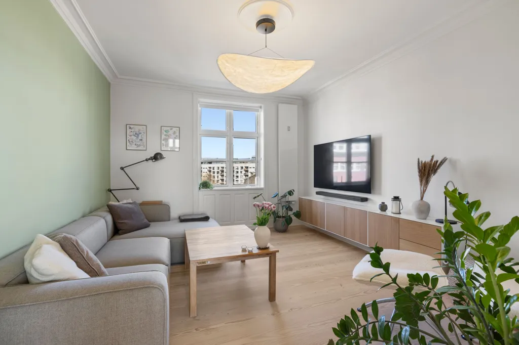 Séjour - Apartment with Spectacular View in Frederiksberg