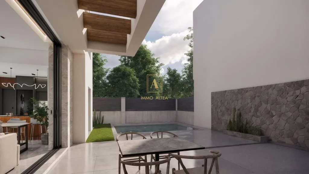 Terrasse - Modern Villa with Pool in La Herrada, Alicante