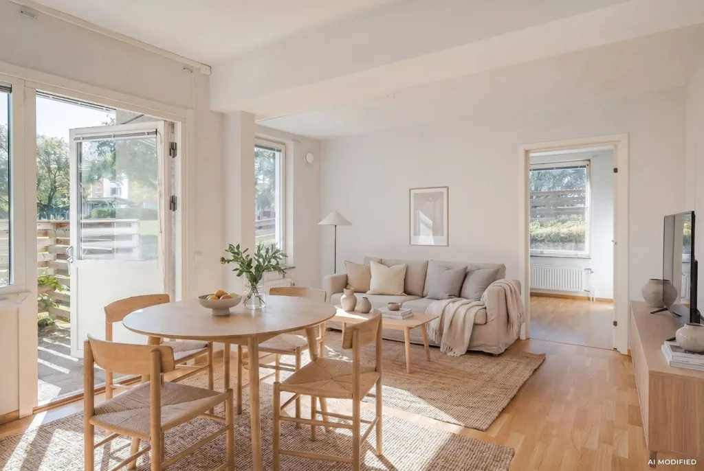 Elutuba - Bright Apartment with Terrace in Skövde