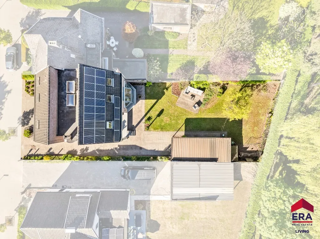 Õhuvaade - Semi-Detached House with Garden in Hofstade