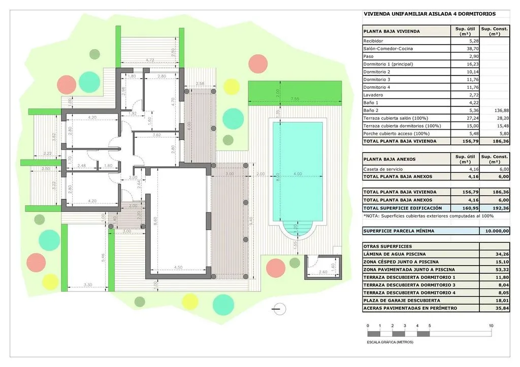 Planimetria - Newly Built Villa with Pool in Pinoso
