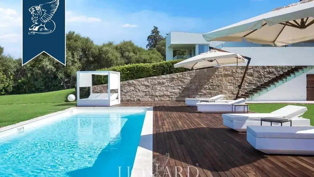 Piscine - Modern Villa with Sea View in Puntaldia, Sardinia