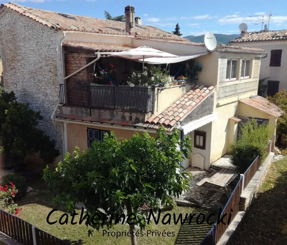 Exterior - Renovated Stone House with Two Entrances in Forcalquier