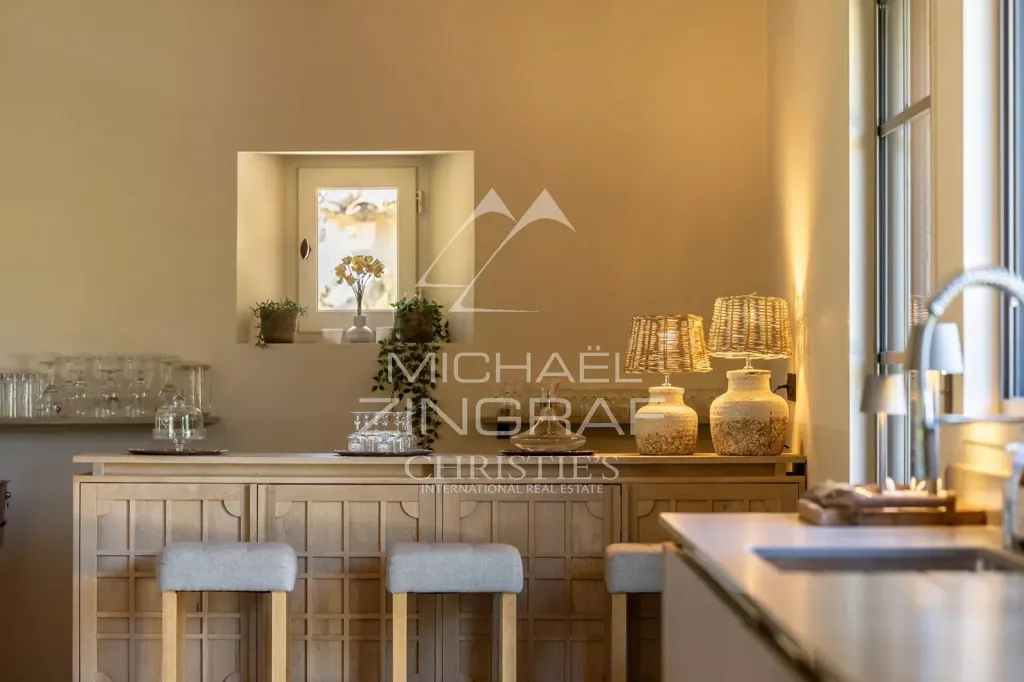 Kitchen - Mas with Heated Pool in Alpilles Olive Park