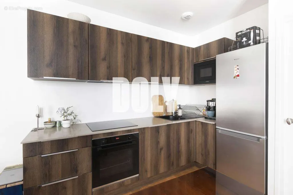 Cuisine - Appartement Rénové dans le Quartier Croulebarbe à Paris