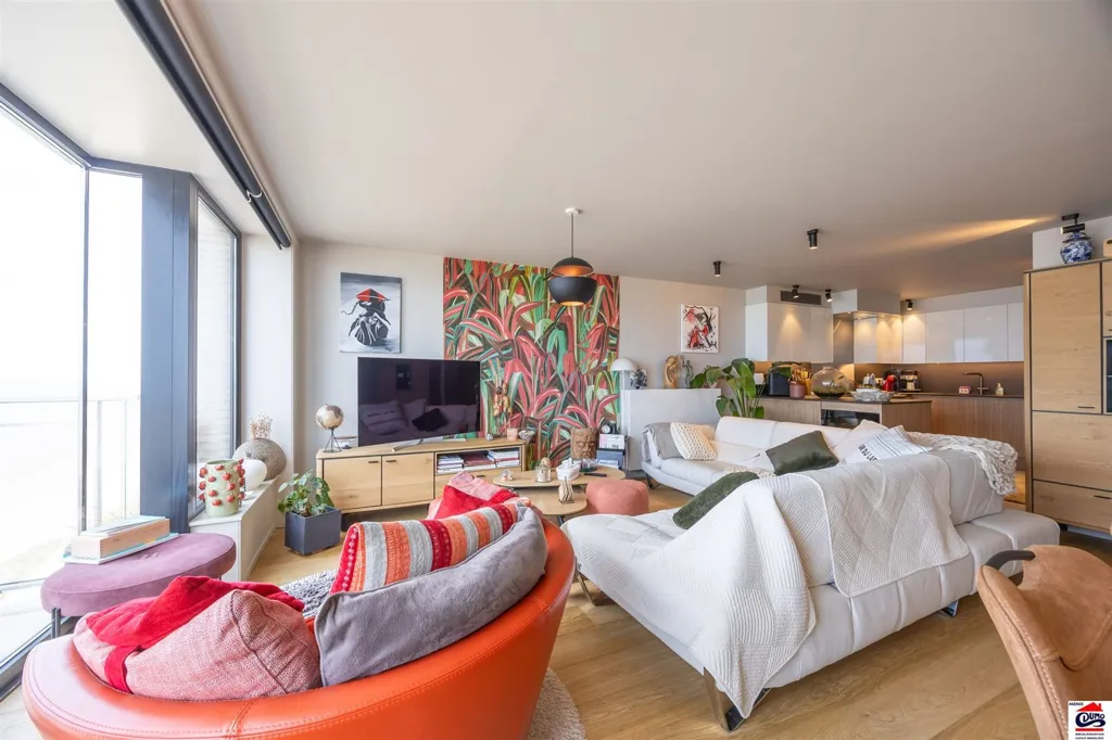 Soggiorno - Luxury Duplex with Sea View on Zeedijk, Westende