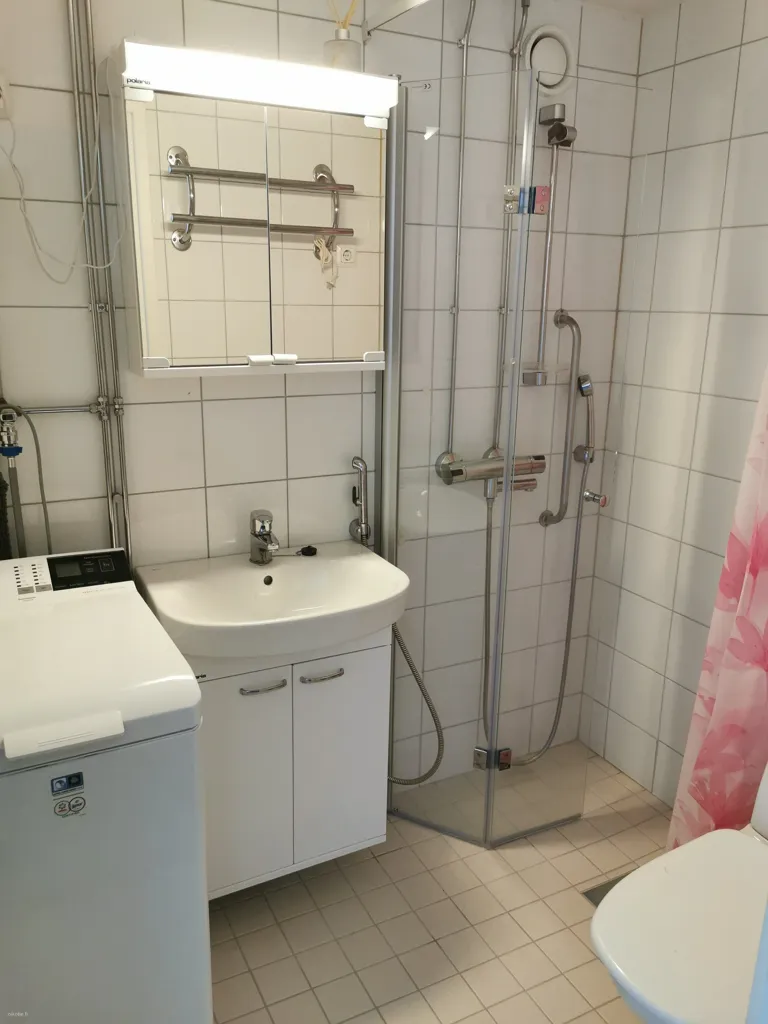 Salles de bain - Apartment with Balcony in Lahti Centre