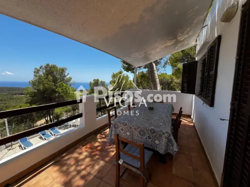 Terrass - Apartment with Sea View in Es Cubells