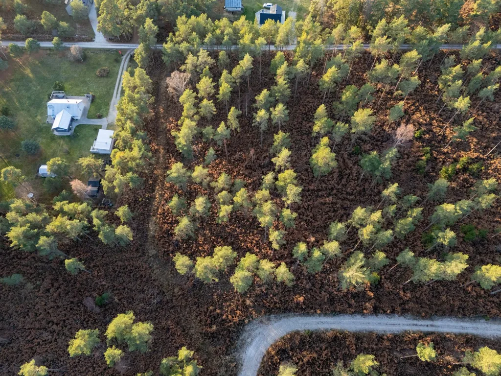 Õhuvaade - Unbuilt Plot with Sea Access in Svartdal, Gotland