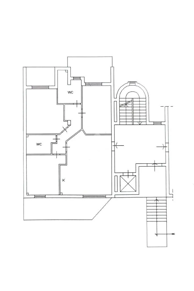 Plan - Flat with Terrace in Arcavacata