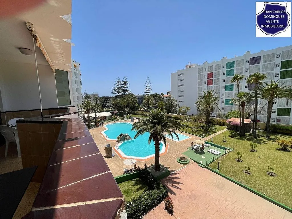 Piscina - Spacious Apartment with Balcony in Playa del Inglés