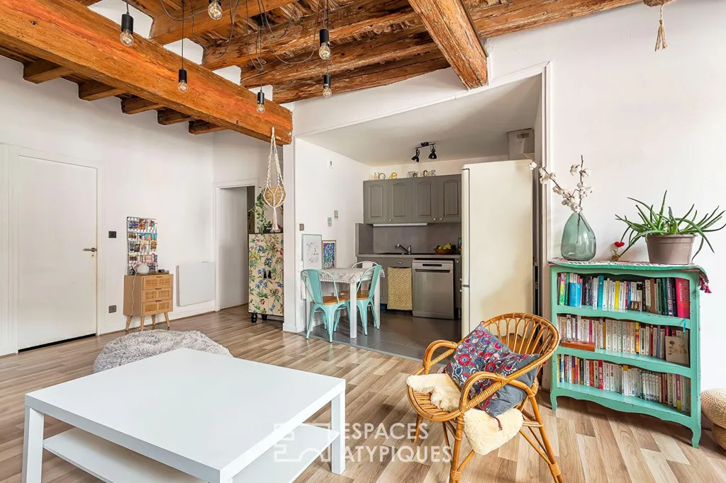 Soggiorno - Charming Flat with River View in Lyon