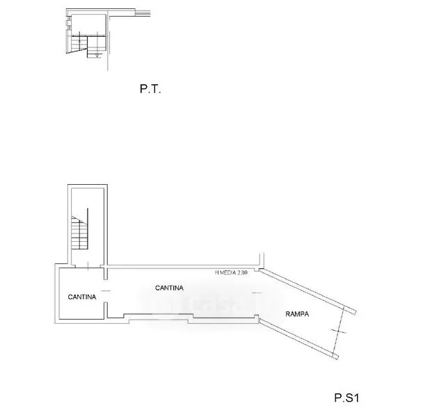 Plan - Rustic Villa with Panoramic Views in Treia