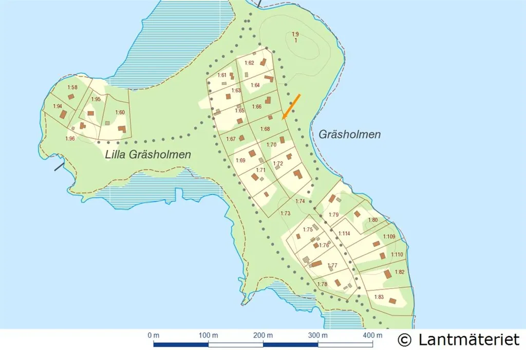 3-toaline maja asukohas Upplands-Bro kommun