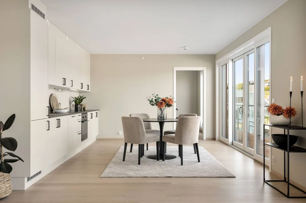Sala da pranzo - Apartment with Sea View in Agnespassasjen